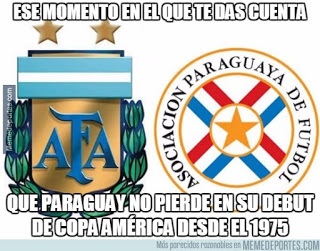 Los memes del Argentina-Paraguay