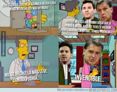 Los memes del Argentina-Uruguay copa america