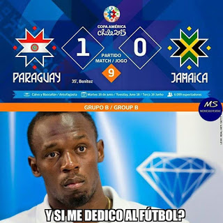 Los memes del Paraguay-Jamaica 
