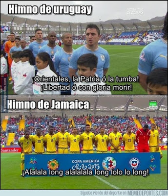 Los memes del Uruguay-Jamaica