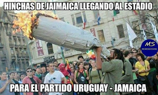 Los memes del Uruguay-Jamaica