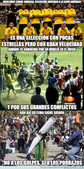 Los memes del Uruguay-Jamaica