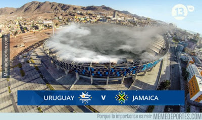 Los memes del Uruguay-Jamaica