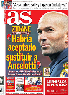 Portada AS: Zidane Portada AS: Zidane