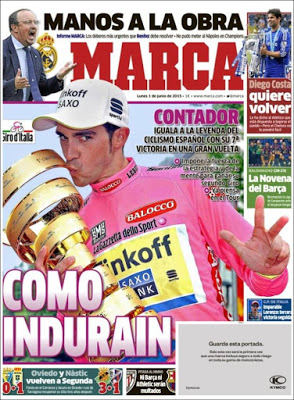 Portada Marca: Manos a la obra benitez real madrid