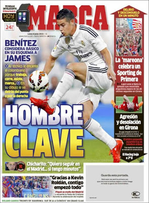 Portada Marca: James hombre clave Portada Marca: James hombre clave