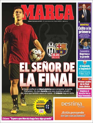 A la conquista e Berlín, Messi el señor de la final: las portadas