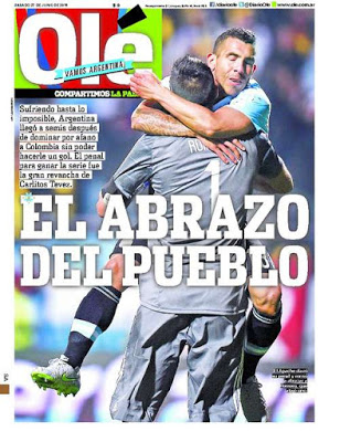Portada Ole: El abrazo del pueblo