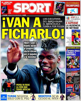 Portada Sport: Pogba