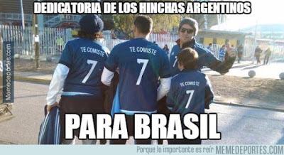 Los mejores memes del Argentina 6-Paraguay 1. Copa América brasil