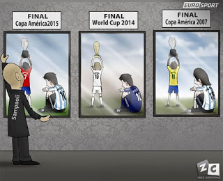 chile campeon copa america 2015 argentina messi pierde tres finales copa