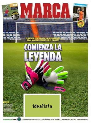 Portada Marca: Iker se va al Oporto, comienza la leyenda Portada Marca: Iker se va al Oporto, comienza la leyenda