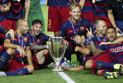 Las mejores imágenes del Barça Supercampeón de Europa