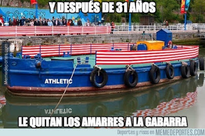 Los mejores memes del Barcelona-Athletic: Supercopa 2015 gabarra