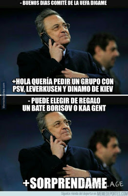 Los mejores memes del sorteo de Champions 2015: fase de grupos florentino