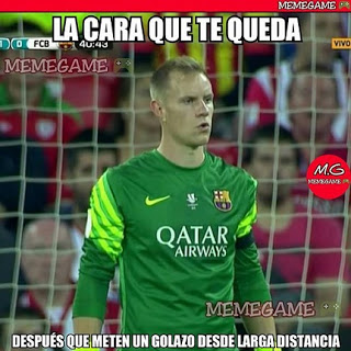 Los mejores memes del Athletic-Barcelona: Supercopa 2015 ter stegen