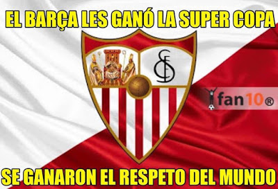 Los mejores memes del Barcelona-Sevilla: Supercopa 2015 respeto sevilla