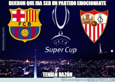 Los mejores memes del Barcelona-Sevilla: Supercopa 2015