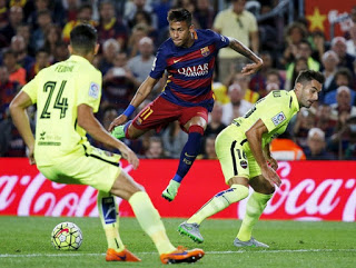 Barcelona 4-Levante 1. Jornada 4 Liga Española