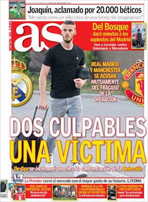 Portada AS: Dos culpables una víctima