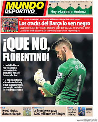 Portada Mundo Deportivo: Que no, Florentino