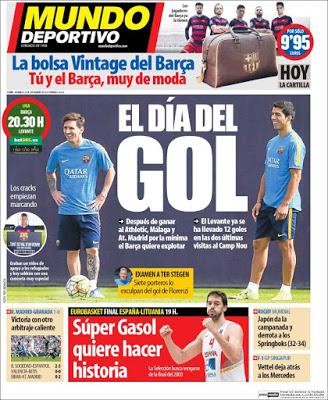 Portada Mundo Deportivo: Barça-Levante