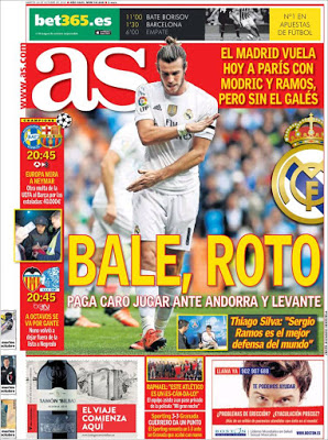 Portada As: Bale, roto