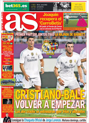 Portada AS: Cristiano-Bale Portada AS: Cristiano-Bale