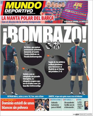 Portada Mundo Deportivo: Bombazo Portada Mundo Deportivo: Bombazo