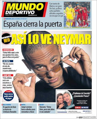 Portada Mundo Deportivo: así lo ve Neymar