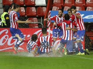 Sporting 3-Granada 3. Jornada 8 Liga Española