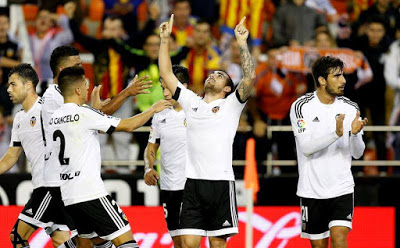 Valencia 3-Levante 0. Jornada 10 Liga Española