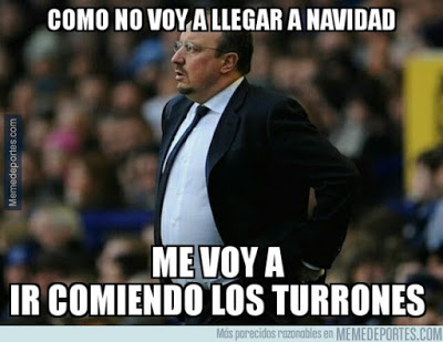 Los mejores memes del clásico Real Madrid-Barcelona: Jornada 12 benitez navidad turrones
