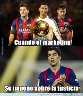 Los mejores memes de los 3 finalistas al Balón de Oro 2015