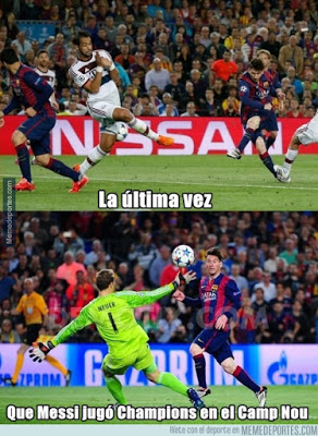 mejores memes del Barcelona-Roma: Champions 2015