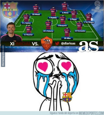 mejores memes del Barcelona-Roma: Champions 2015