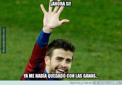 Los mejores memes del Barcelona-Roma: Champions 2015 pique