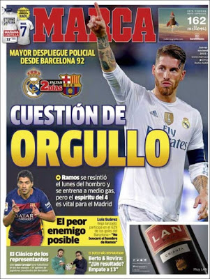 Portada Marca: cuestión de Orgullo Portada Marca: cuestión de Orgullo sergio ramos