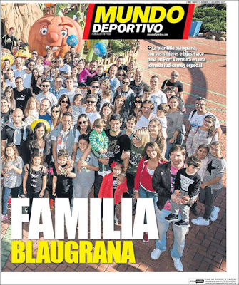 Portada Mundo Deportivo: familia blaugrana Portada Mundo Deportivo: familia blaugrana por aventura