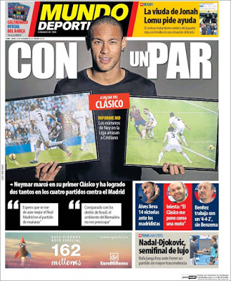 Portada Mundo Deportivo: con un par Portada Mundo Deportivo: con un par