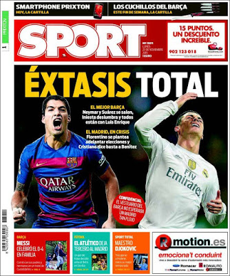 Portada Sport: éxtasis total Portada Sport: éxtasis total