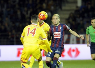 Eibar 2-Sporting de Gijón 0. Jornada 17 Liga Española