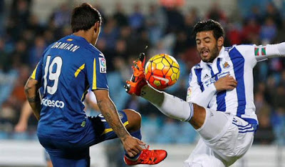 Getafe 1-Real Sociedad 1. Jornada 15 Liga Española