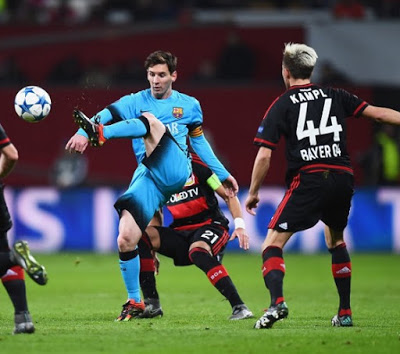 Leverkusen 1-Barcelona 1. Champions League