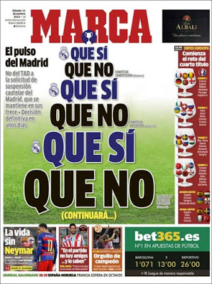 Portada Marca: Que si, que no Portada Marca: Que si, que no sorteo eurocopa
