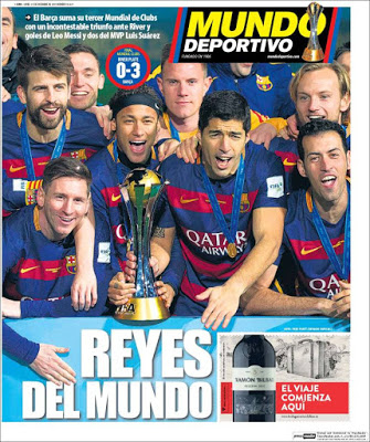 Portada Mundo Deportivo: Barcelona Rey del Mundo Portada Mundo Deportivo: Barcelona Rey del Mundo river japon