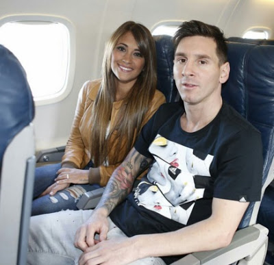 Las mejores imágenes de la gala del Balón Oro 2015 messi antonella