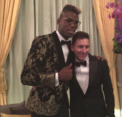 La gala del Balón de Oro en Instagram pogba messi
