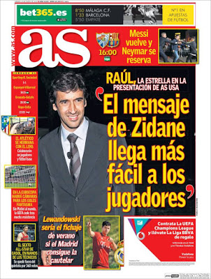 Portada AS: Raúl González