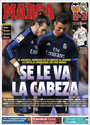 El Real Madrid pincha en Mestalla, Turan y Aleix a jugar: las portadas